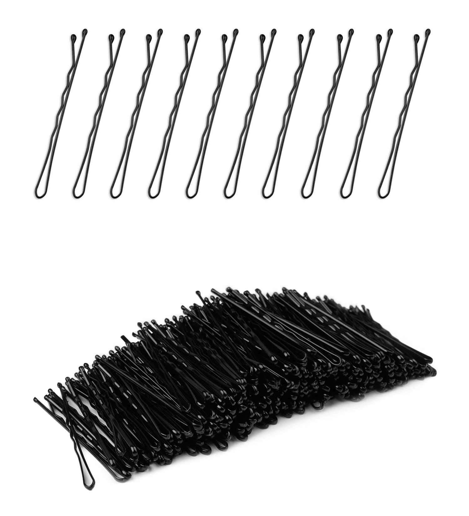 360 Pcs 2 Inch Black Bobby Pins with Secure Hold - Premium Hair Pins for Kids, Girls, and Women with Store Box - Buy Online on GoSupps.com