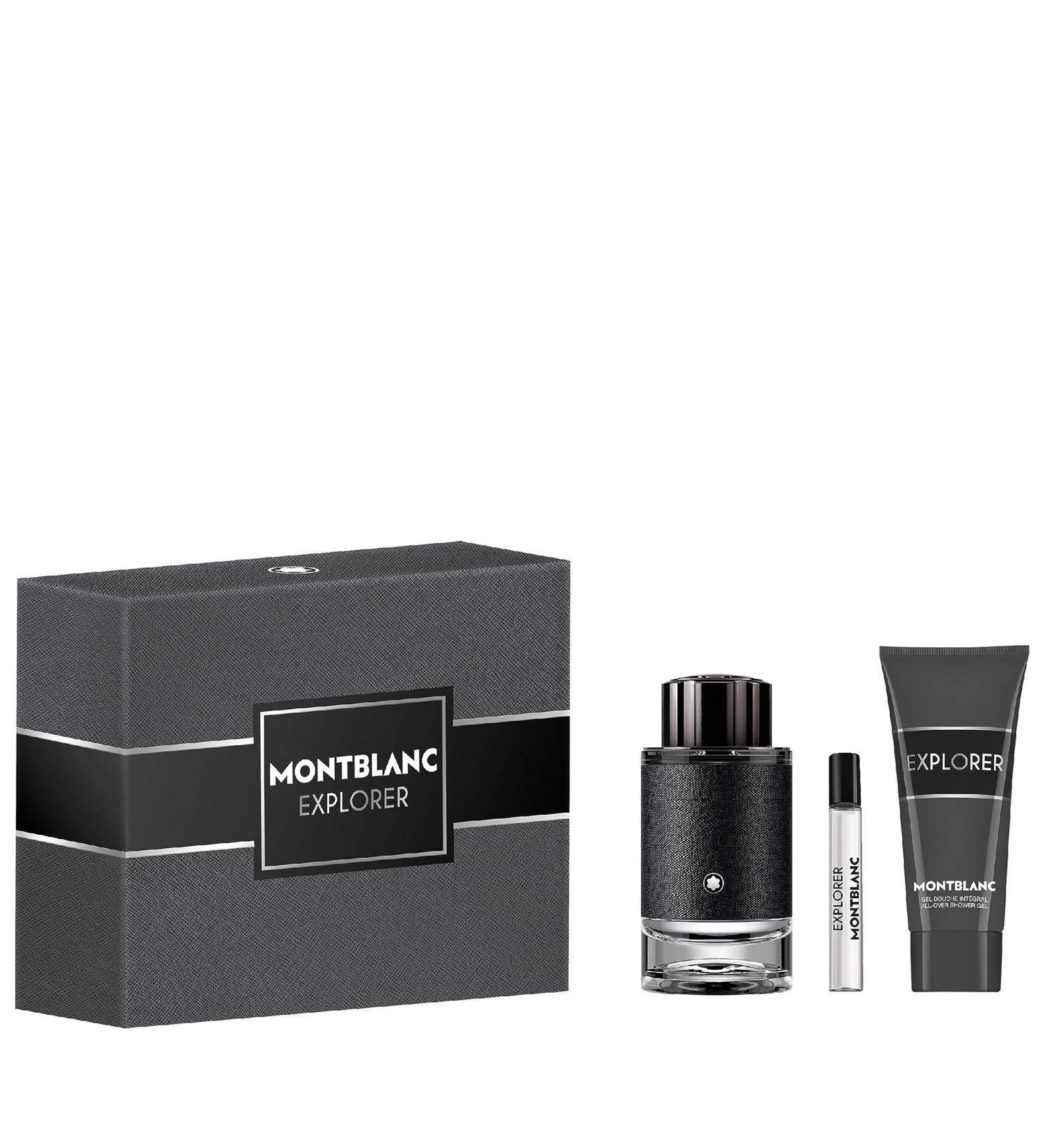 Mont Blanc Explorer by Mont Blanc for Men - 3 Pc Gift Set 3.3oz EDP Spray 7.5ml EDP Spray 3.3oz Shower Gel - Buy Online on GoSupps.com