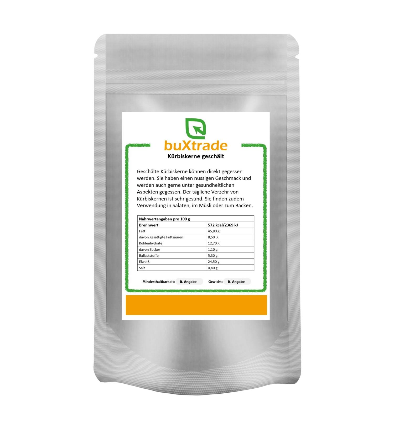 2 kg peeled pumpkin seeds | top quality | raw food quality | untreated | high in protein | no additives | vegan |