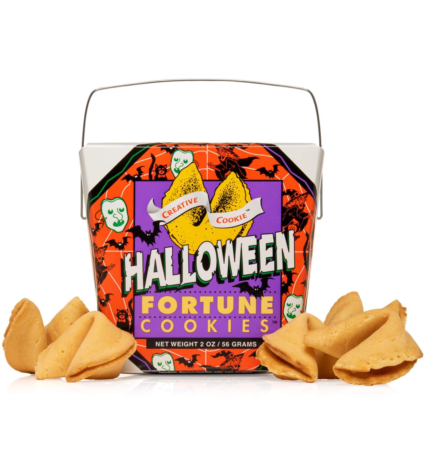 Halloween Fortune Cookies - 8 Individually Wrapped Pieces | Kosher Certified, Fun Party Favor & Corporate Gift - Buy Online on GoSupps.com