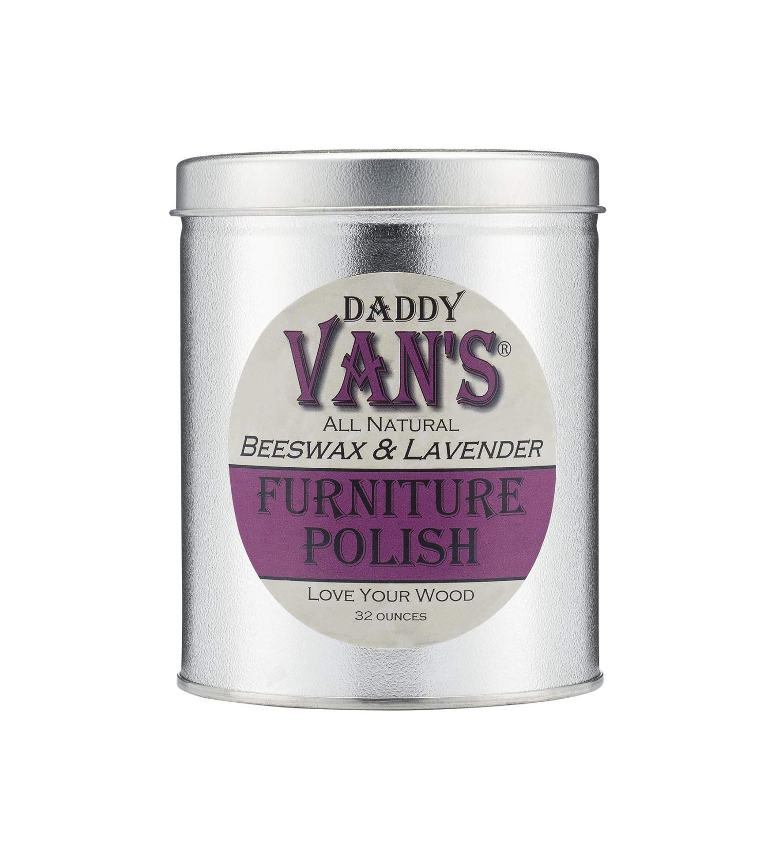 Daddy Van's All Natural Beeswax & Lavender Furniture Polish - 32 oz Economy Size | Eco-Friendly Cleaning Solution for International Shipping - Buy Online on GoSupps.com