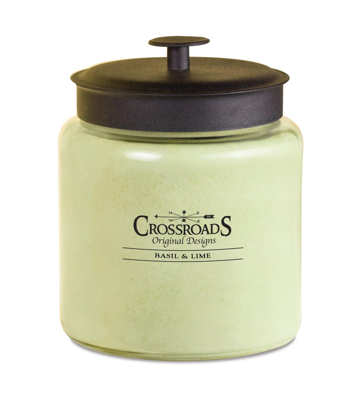 Crossroads Basil & Lime Scented 4-Wick Candle 96 oz.
