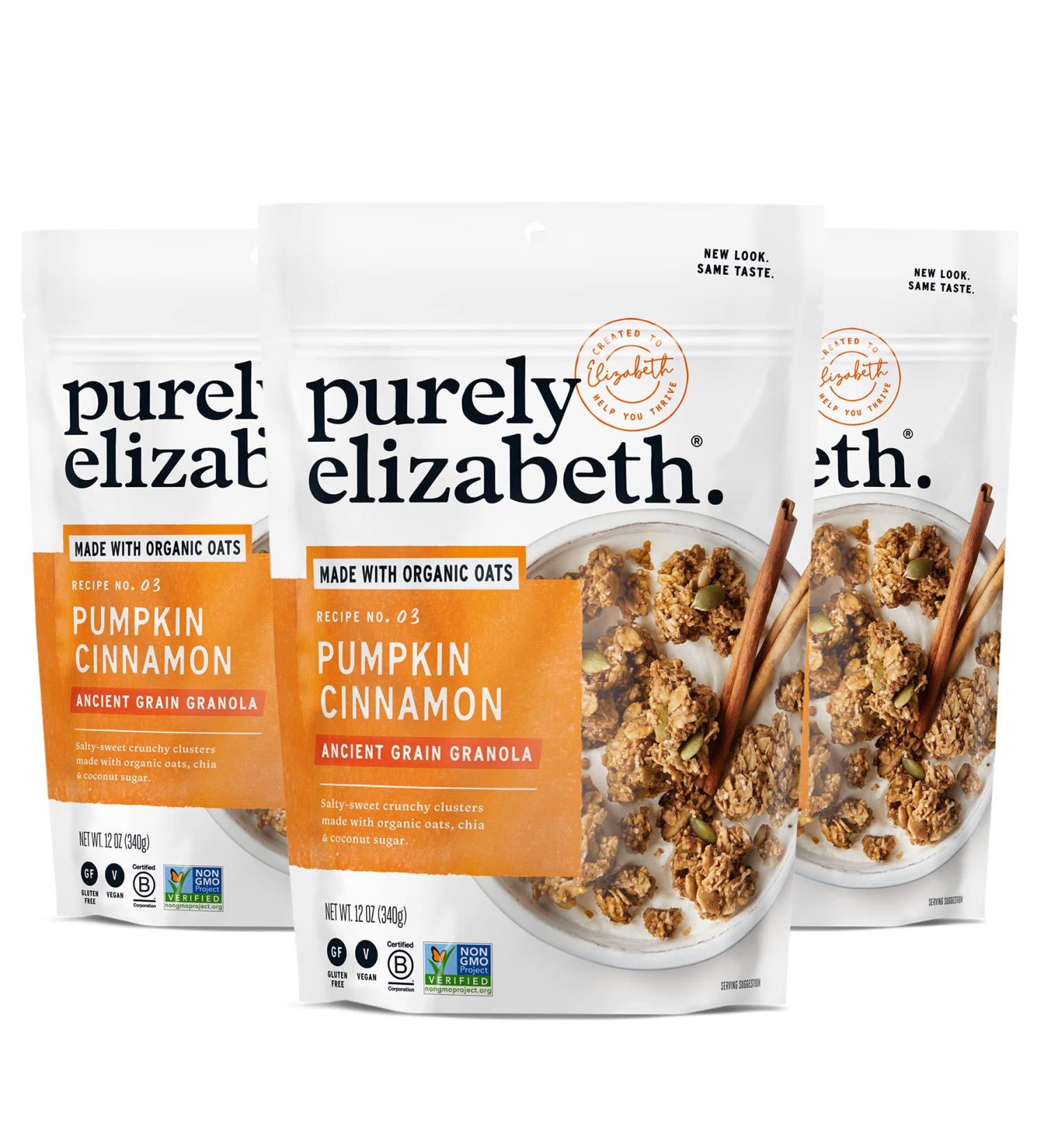 Pumpkin Cinnamon Ancient Grain Granola - Gluten-Free & Non-GMO - 12oz Bags (Pack of 3) - Buy Online on GoSupps.com