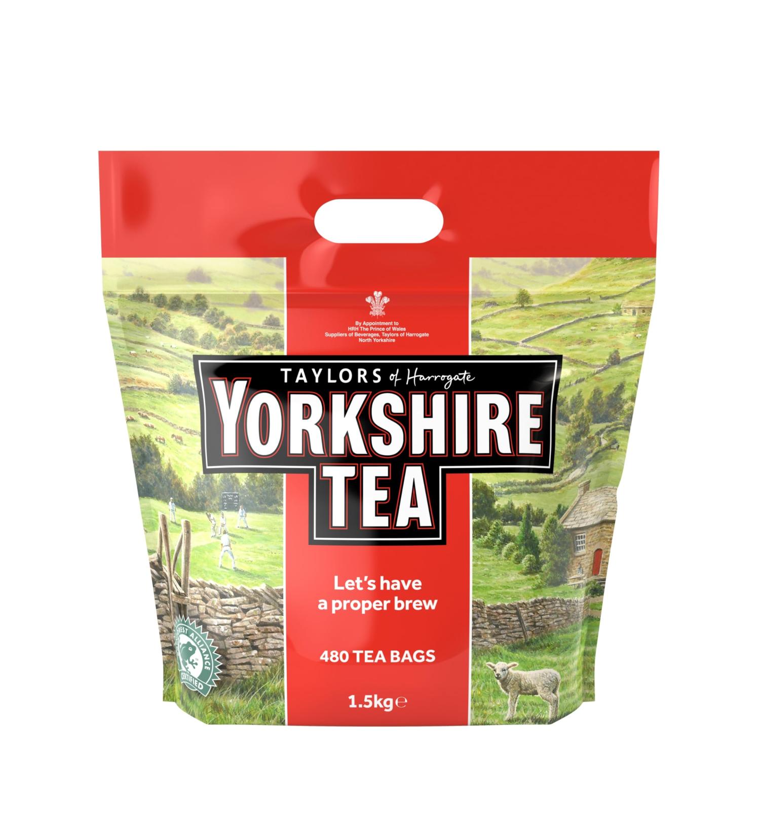 Yorkshire Tea - Refreshing Strong Black English Tea 480 Bags - Responsibly Sourced International Shipping Available - Buy Online on GoSupps.com