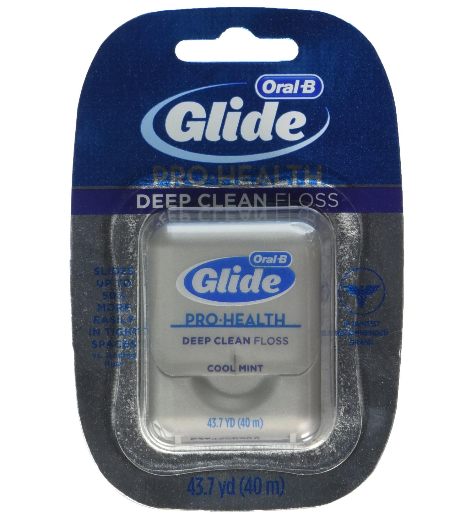 Glide Deep Clean Mint Floss 40m - Superior Dental Care for Fresh Breath & Healthy Gums - Buy Internationally - Buy Online on GoSupps.com