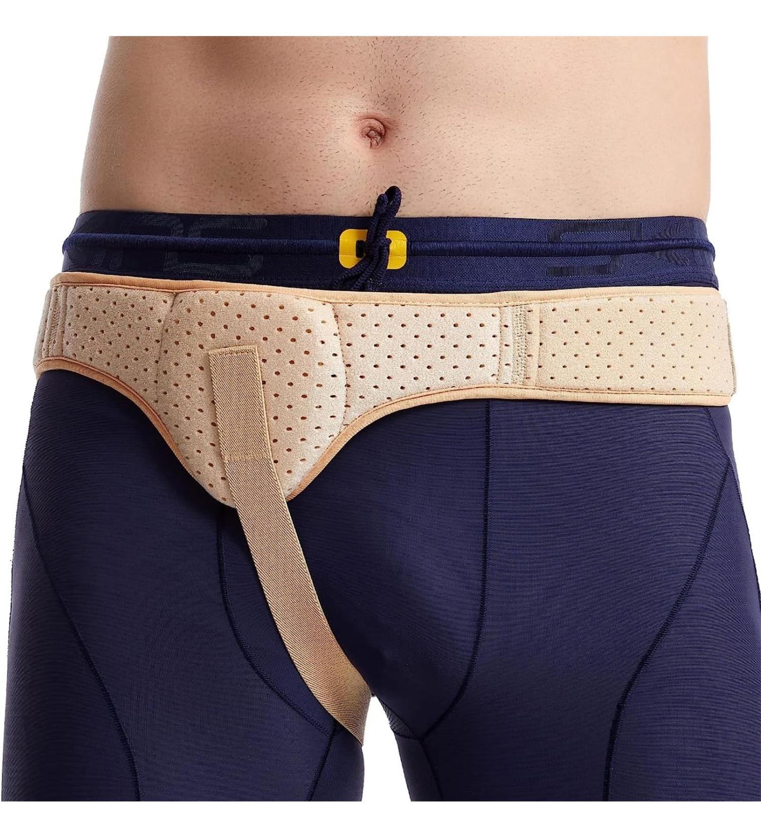 EAYH Adjustable Inguinal Hernia Support Belt for Men - Left/Right Side Relief - Buy Online on GoSupps.com