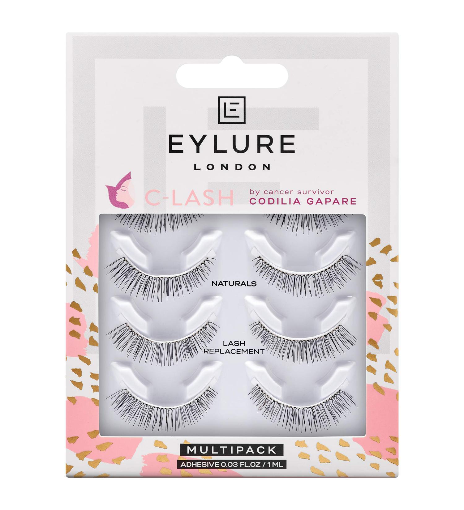 Eylure C-Lash Naturals Multipack 4 | Natural Looking False Eyelashes | International Shipping Available - Buy Online on GoSupps.com