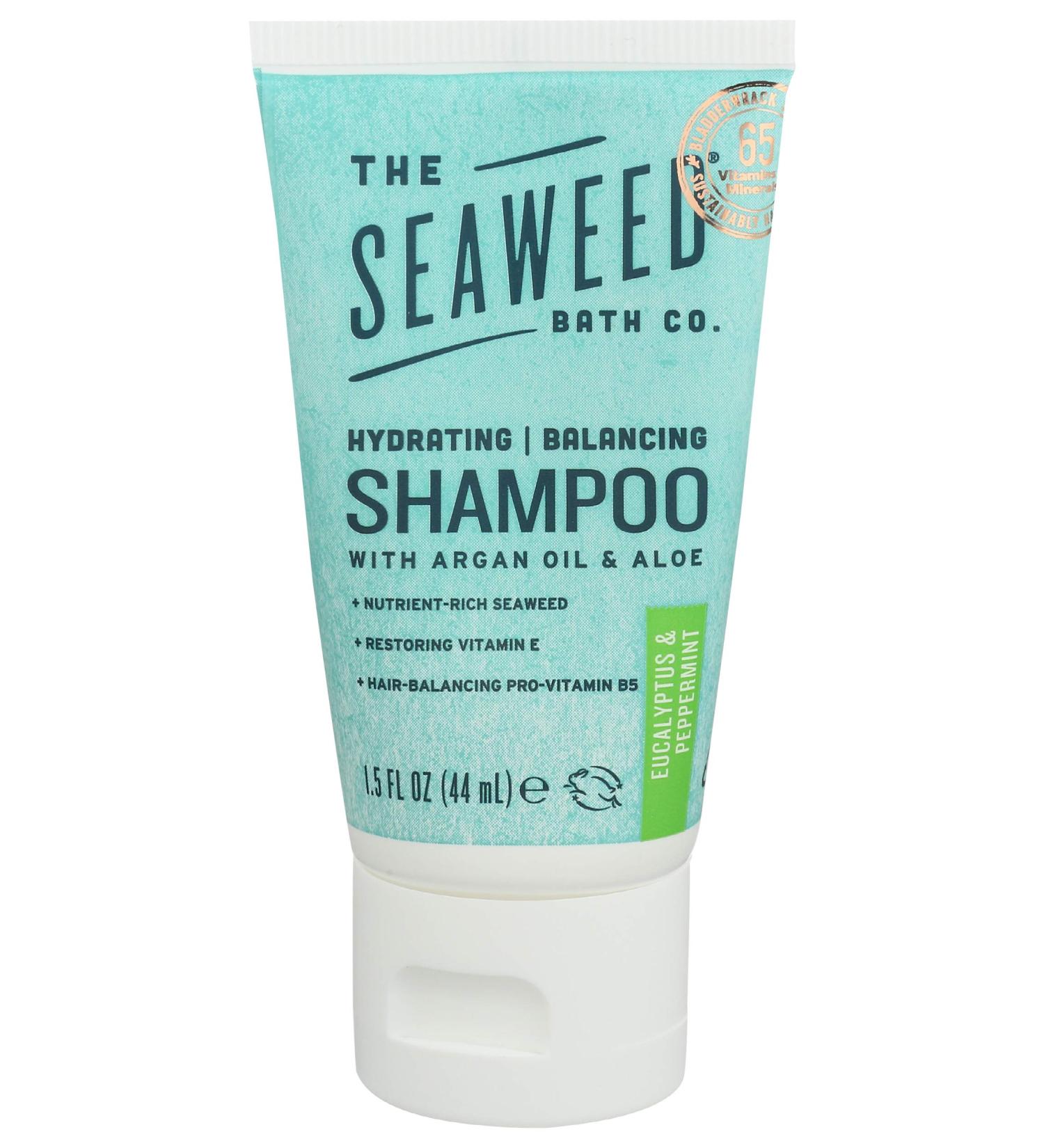 The Seaweed Bath Co. Hydrating Balancing Shampoo Eucalyptus and Peppermint 1.5 fl oz (44 ml)