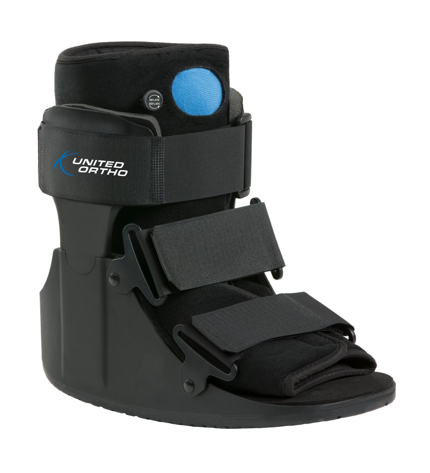 United Ortho Short Air Cam Walker Fracture Boot - Black, Medium Size | Fits Left or Right Foot - Buy Online on GoSupps.com