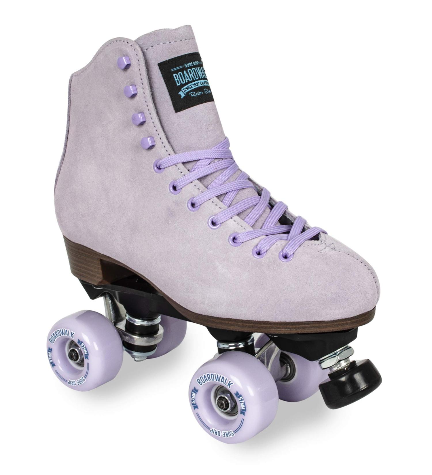 Sure-Grip Boardwalk Outdoor Skates Lavender Mens 7 / Womens 8