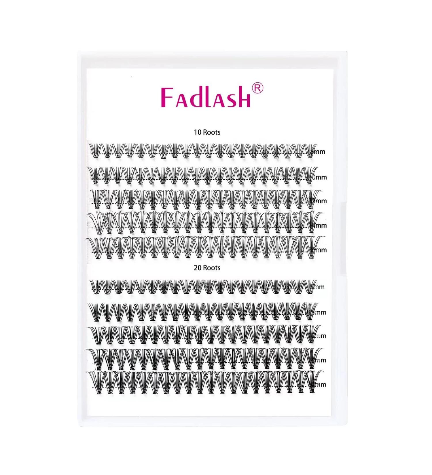 Premium Eyelash Single Clusters for Extensions - 10D 20D 0.07D Curl Mix 8-16mm Individual Artificial Eyelashes for Beginners | DH-10D+20D-0.07-D - Buy Online on GoSupps.com