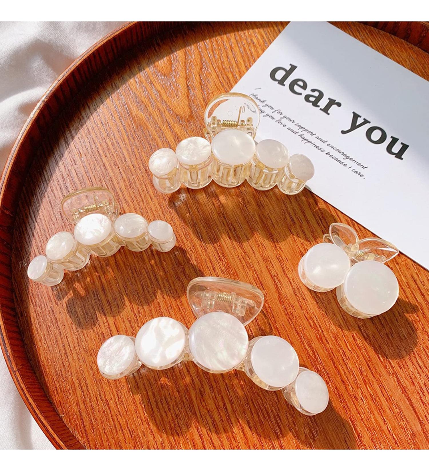 Agirlvct Large Grip Non-slip Hair Claw Clips - 4 Pack Mermaid Assortment - Buy Online on GoSupps.com