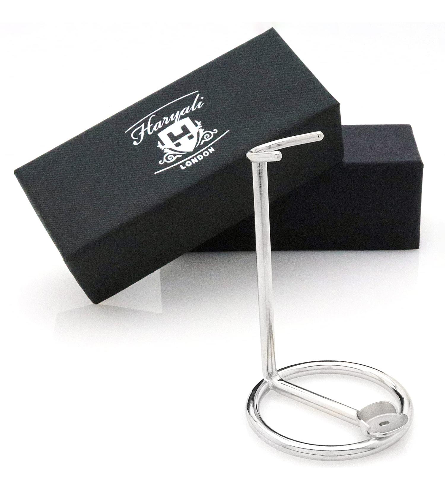 Haryali London Razor Stand - Chrome Finish Shaving Holder for Class and Comfort - Buy Online on GoSupps.com