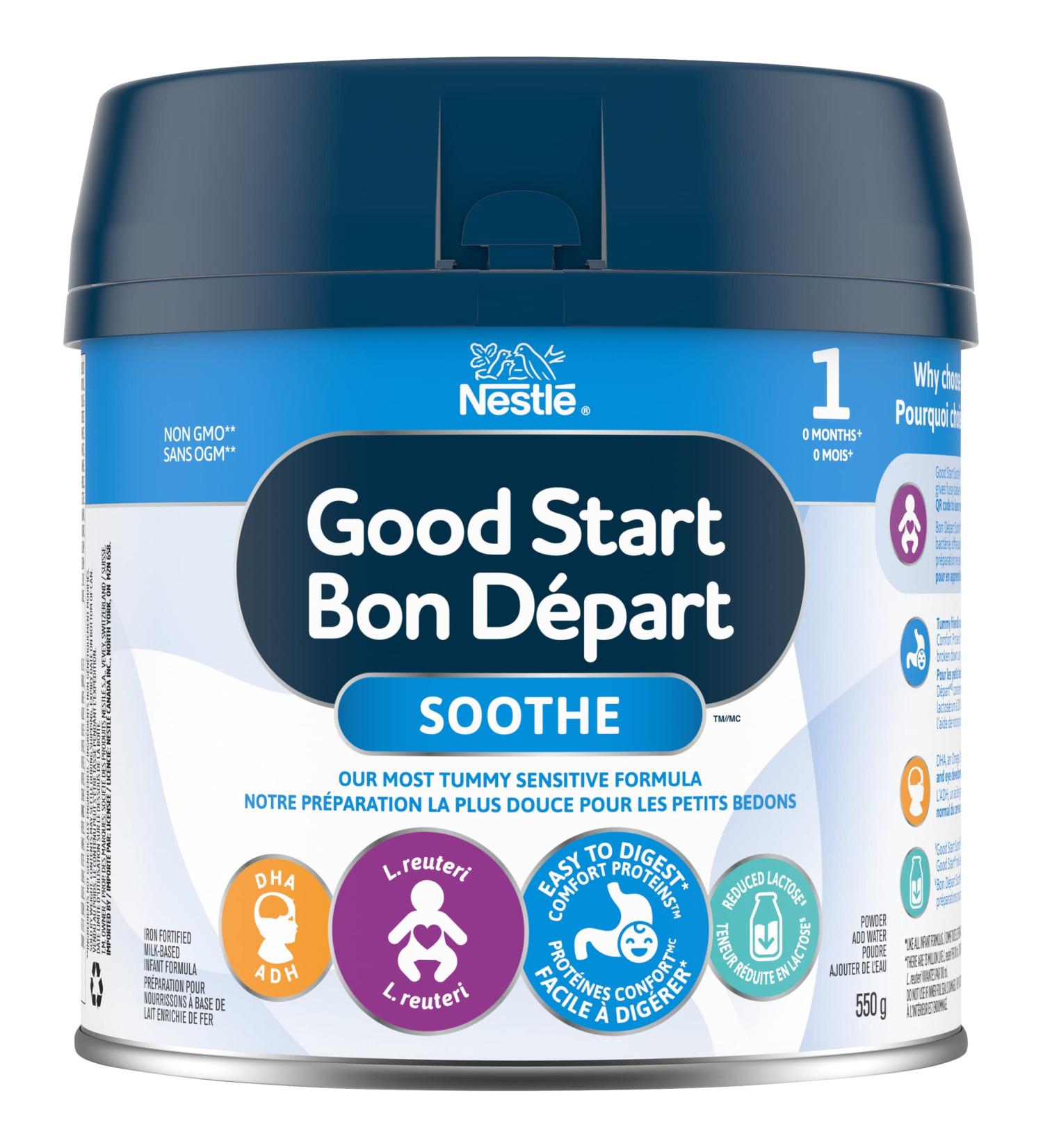 NESTL GOOD START SOOTHE Baby Formula Powder 0+ months 550 g Packaging May Vary - Buy Online on GoSupps.com