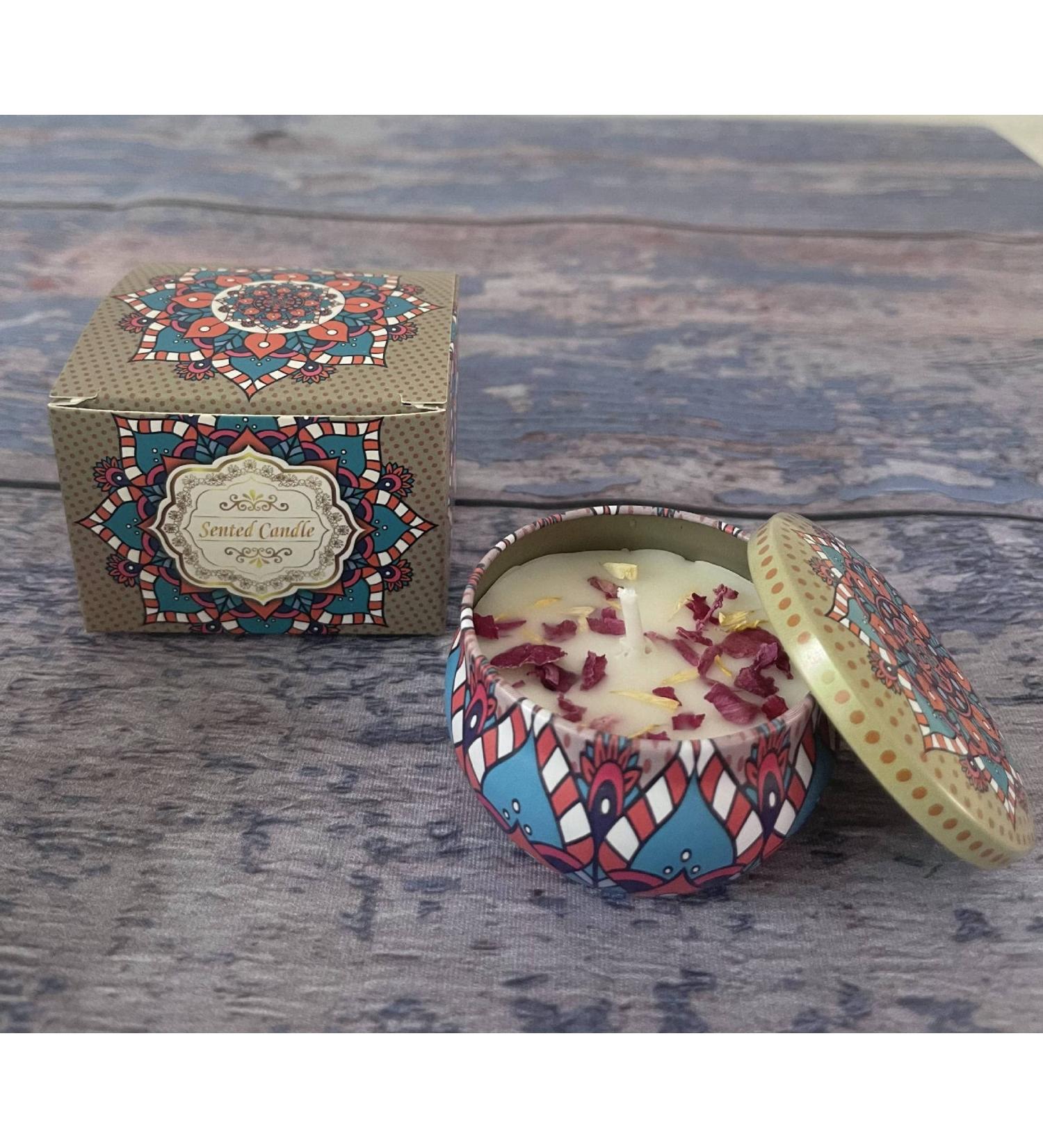 Scented Soy Candle for Home 2oz Rose Valentine's Day and Gift Giving Masculine Fragrances