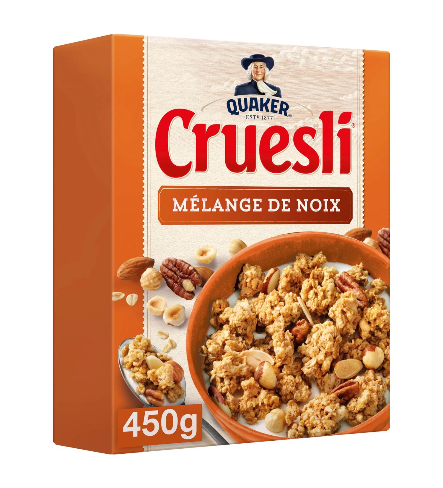 Quaker Cruesli Mixed Nuts 450g (Packaging may vary) - Buy Online on GoSupps.com