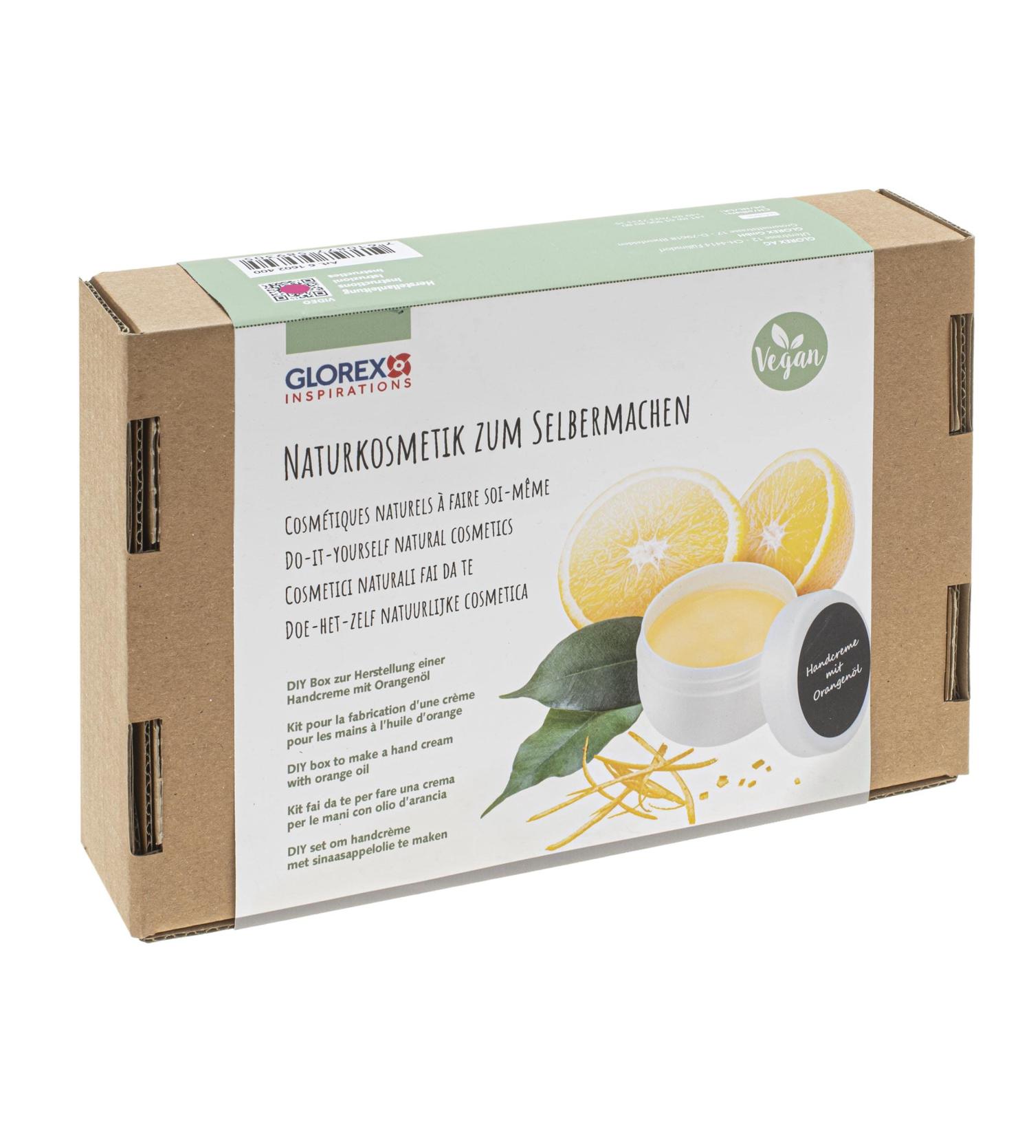 GLOREX 6 1602 400 Natural Cosmetic Starter Kit for Making Approx. 120 ML Hand Cream with Nourishing Orange Oil A Creative Gift Idea Multicolor - Buy Online on GoSupps.com