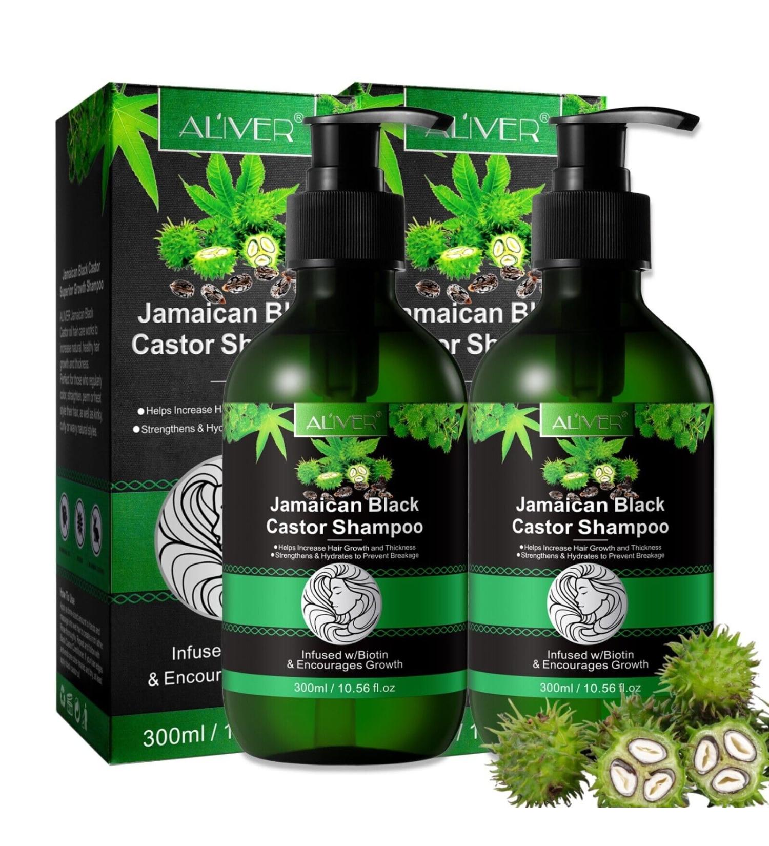 P-Beauty Castor Oil Shampoo with Biotin 3x300ml for Hair Growth Natural Hair Care & Scalp Care | Anti Hair Loss Shampoo - Buy Online on GoSupps.com