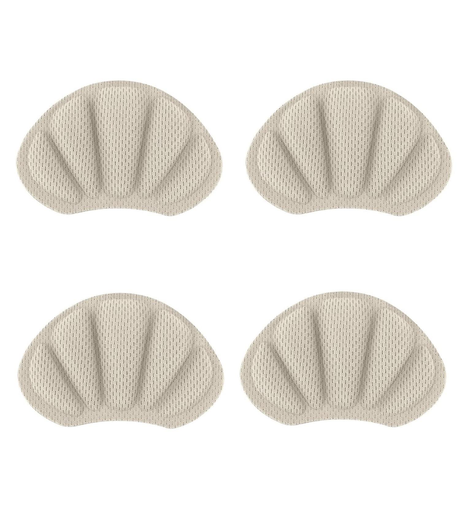 Flintronic Sneaker Heel Repair Patches - 2 Pairs, Apricot/Beige - Leather Heel Protectors for Shoe Repair - Buy Online on GoSupps.com