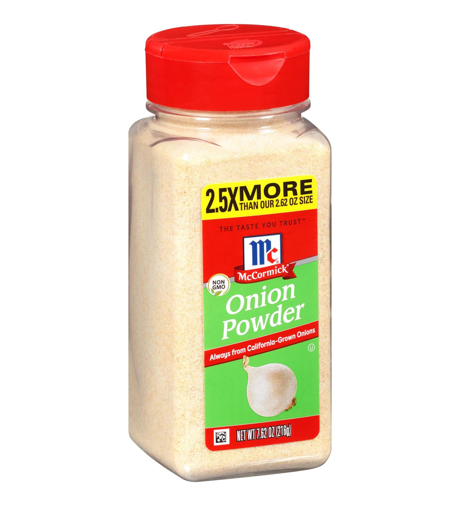 McCormick Onion Powder 7.62 oz - Premium Quality Seasoning for Culinary Delights | 1-Pack - Buy Online on GoSupps.com