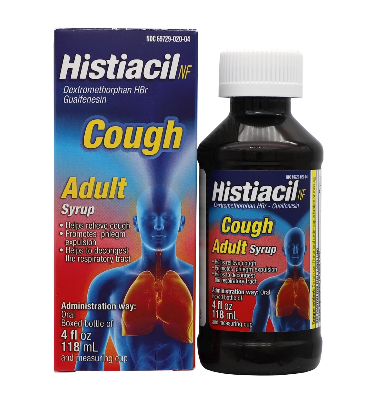 Histiacil Adult Cough Relief Syrup 4 fl oz - Buy Online on GoSupps.com