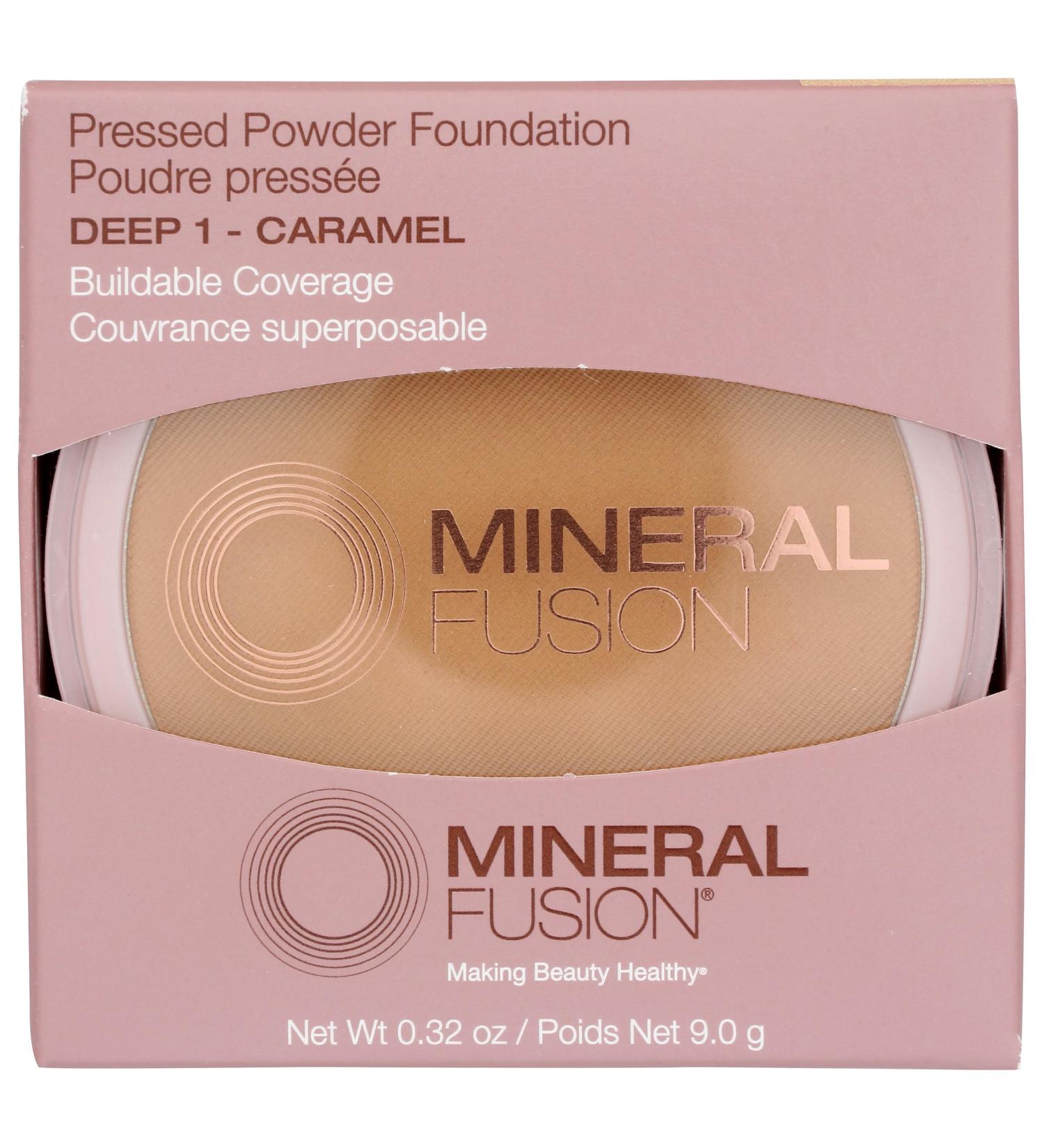 MINERAL FUSION Deep 1 Pressed Base 0.32 OZ - Buy Internationally | Natural Makeup & Skin-Friendly Formula - Buy Online on GoSupps.com