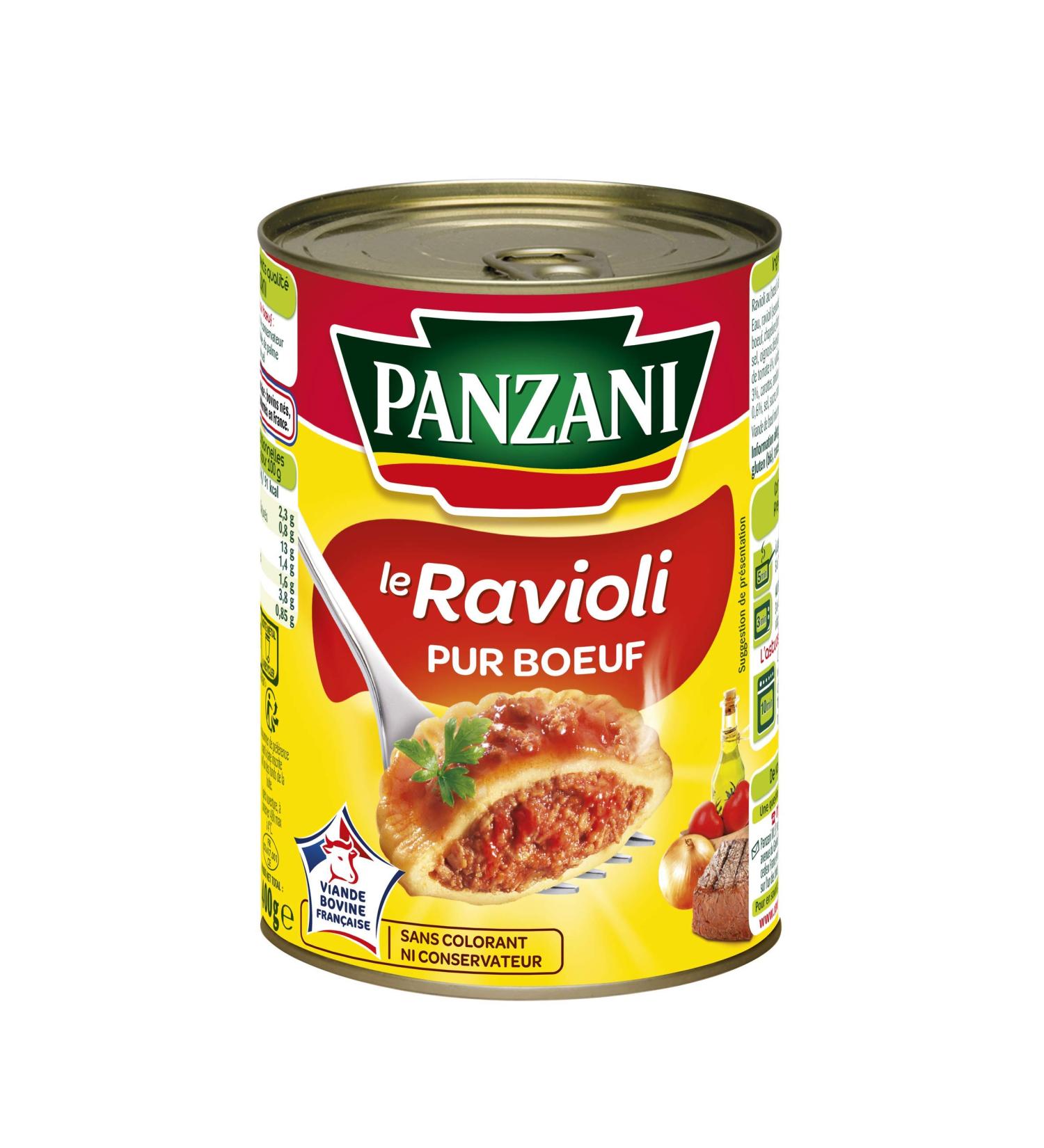 Panzani pure beef ravioli - 400 g