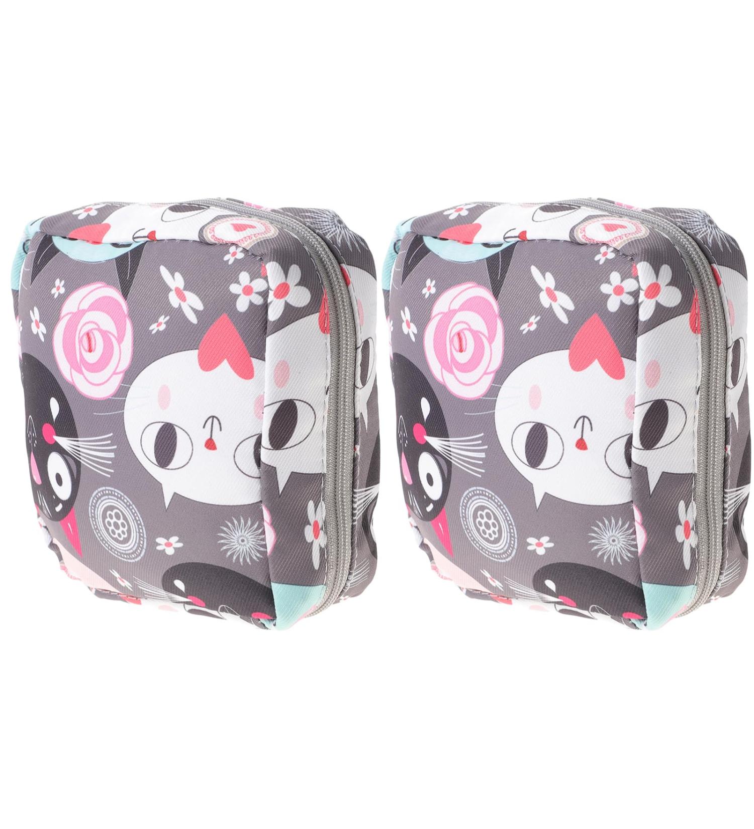 Shop Healeved 2S Aunts Towel Storage Bag for Women - Moon Pads Holder & Bandage Box - Travel & Breastfeeding Essential 13x13cm - Buy Online on GoSupps.com