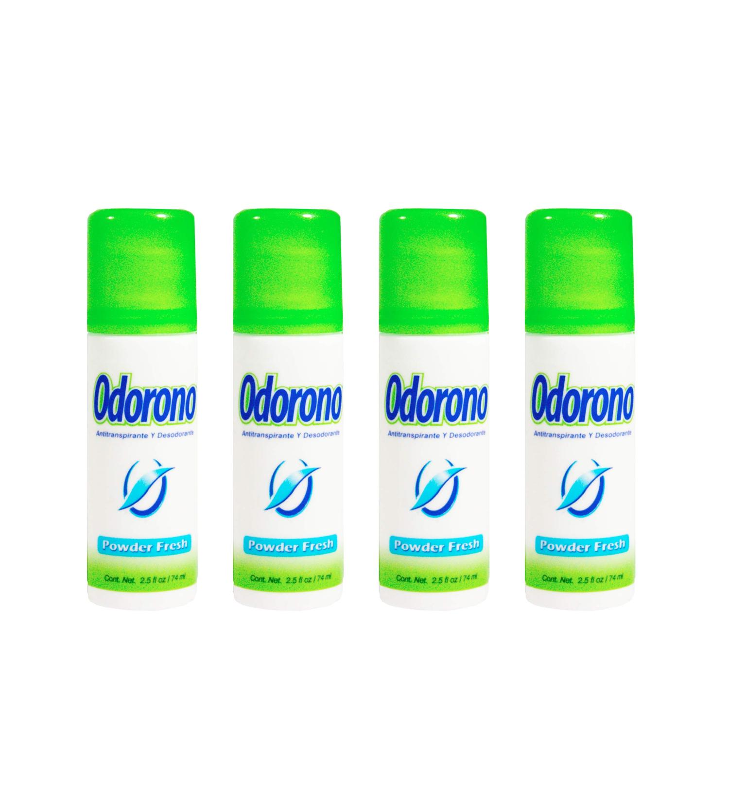 LOT OF 4 Odorono Anti-perspirant Deodorant Powder Fresh 2.5 OZ NEW by Odorono