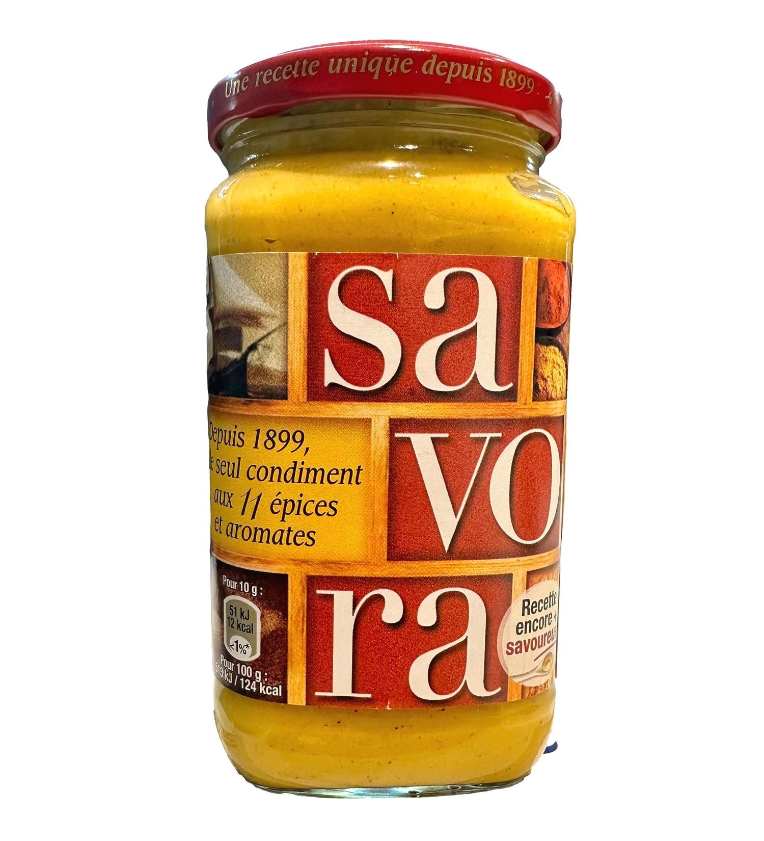 Savora Sauce Condiment Mustard Spice Aromate Amora Jar 385 g Pack of 6 - Buy Online on GoSupps.com
