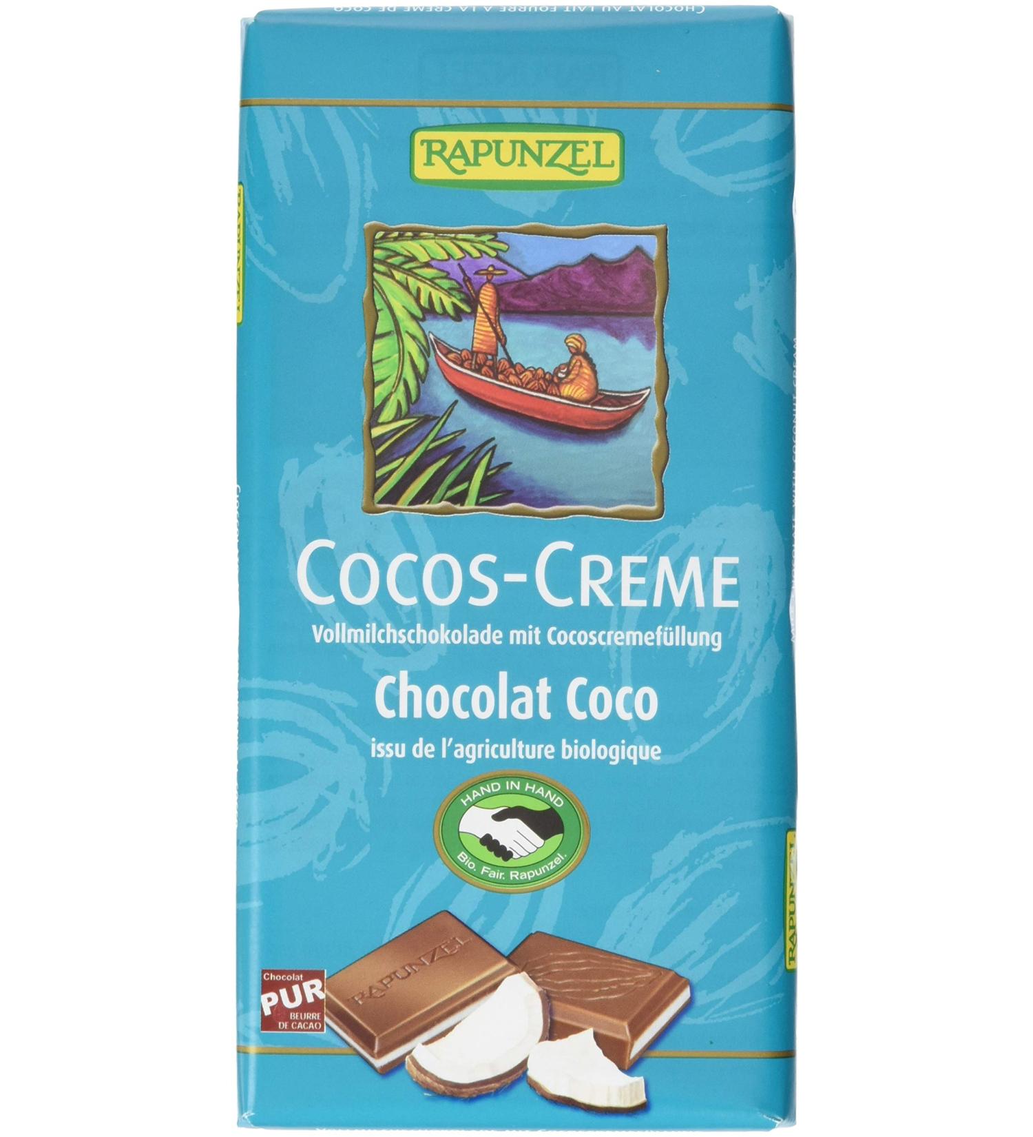 RAPUNZEL - CHOCOLATE MILK COCONUT 100G - Buy Online on GoSupps.com