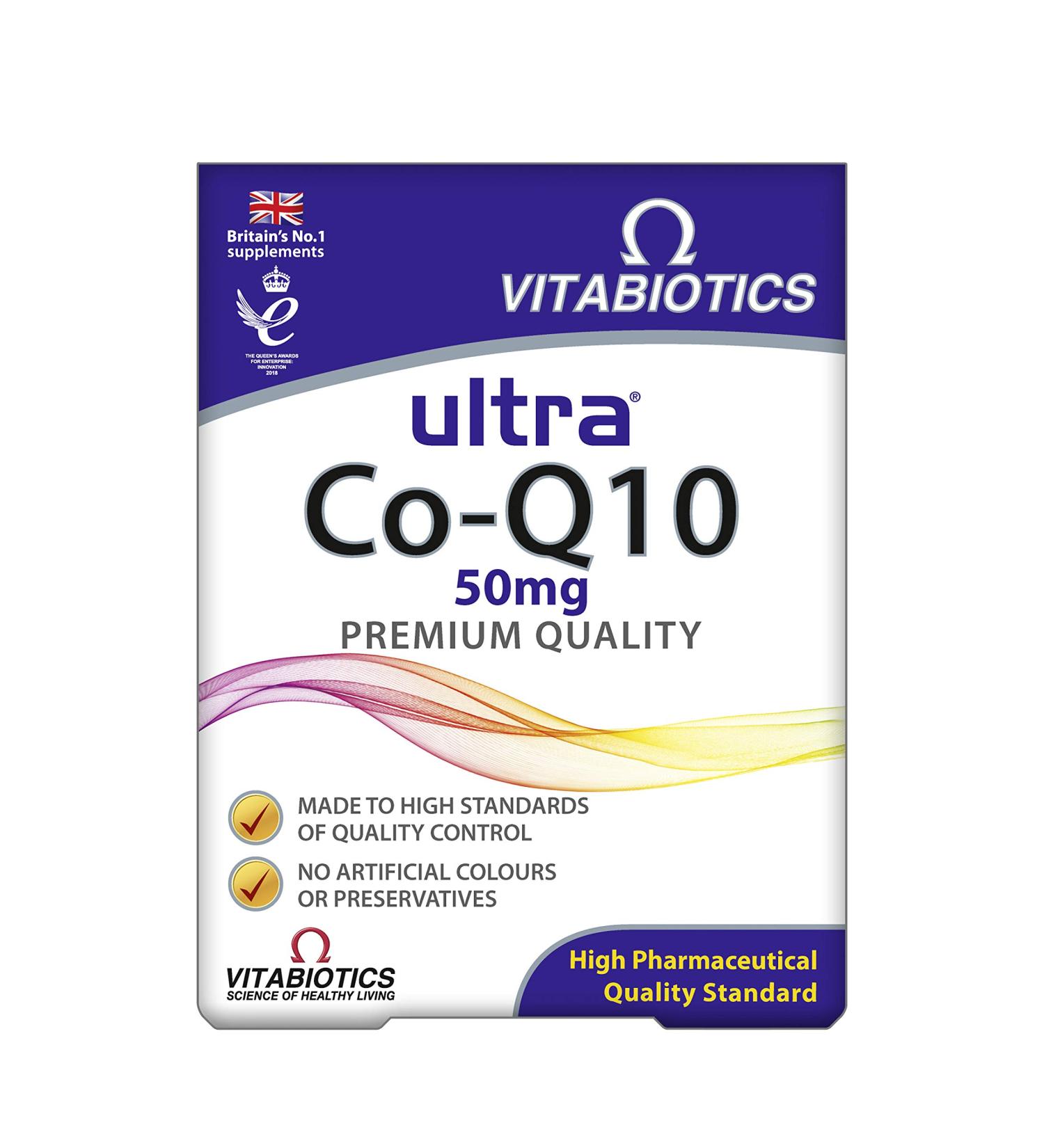 Buy Ultra Co Q10 Tablets - 60 Tablets | Boost Energy & Support Heart Health - International Shipping Available - Buy Online on GoSupps.com