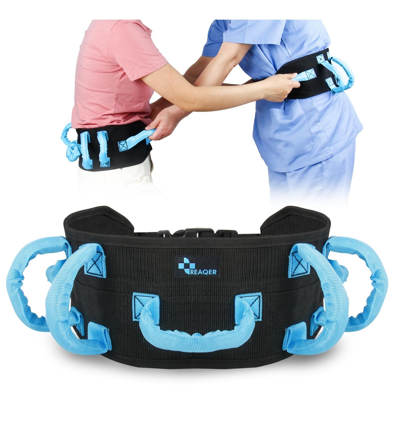 Reaqer Multifunctional Transfer Belt for Seniors - Safe Walking Aid | 1-Pack Gang Belt - Buy Online on GoSupps.com