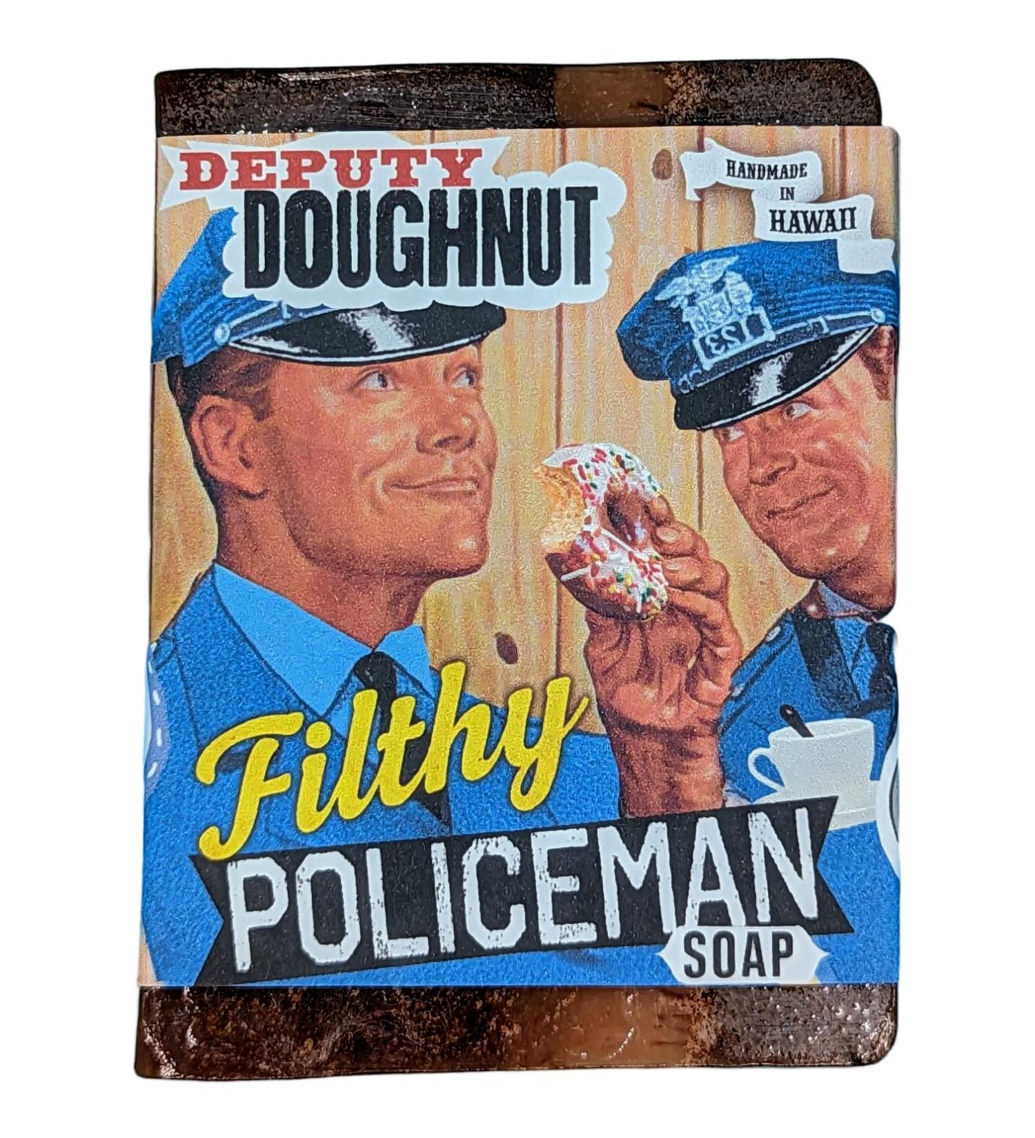 Buy Filthy Policeman All Natural Vanilla Spice Soap Bar - Handmade Brown Soap for Healthy Skin | Worldwide Shipping - Buy Online on GoSupps.com