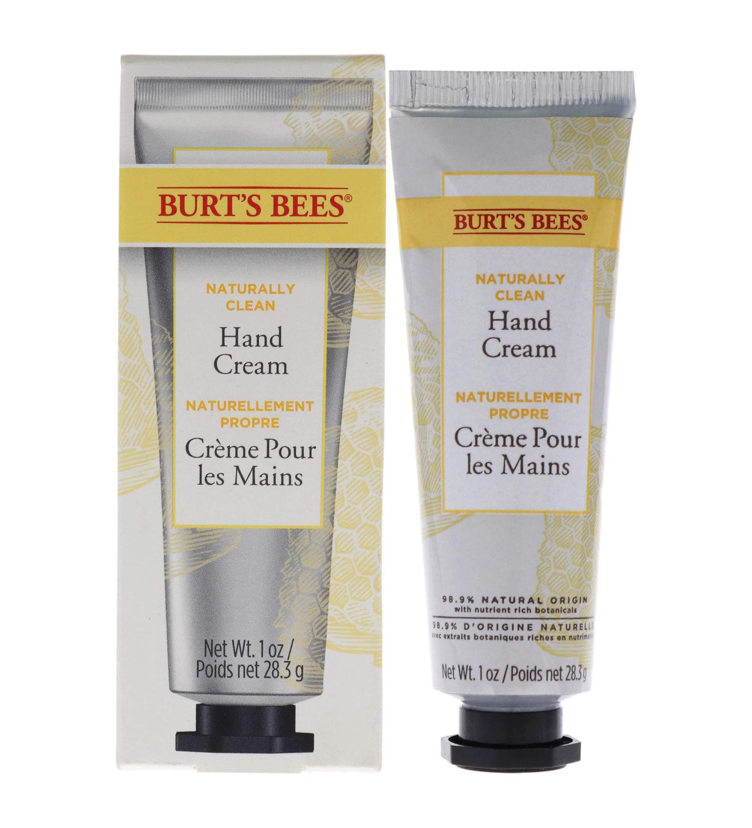 Burt's Bees Naturally Clean Hand Cream 1 oz - Unisex - Pack of 1 - Buy Online on GoSupps.com