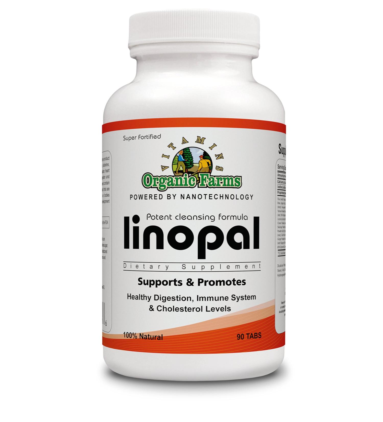 Linopal - 90 Tablets - 100% Natural Dietary Supplement