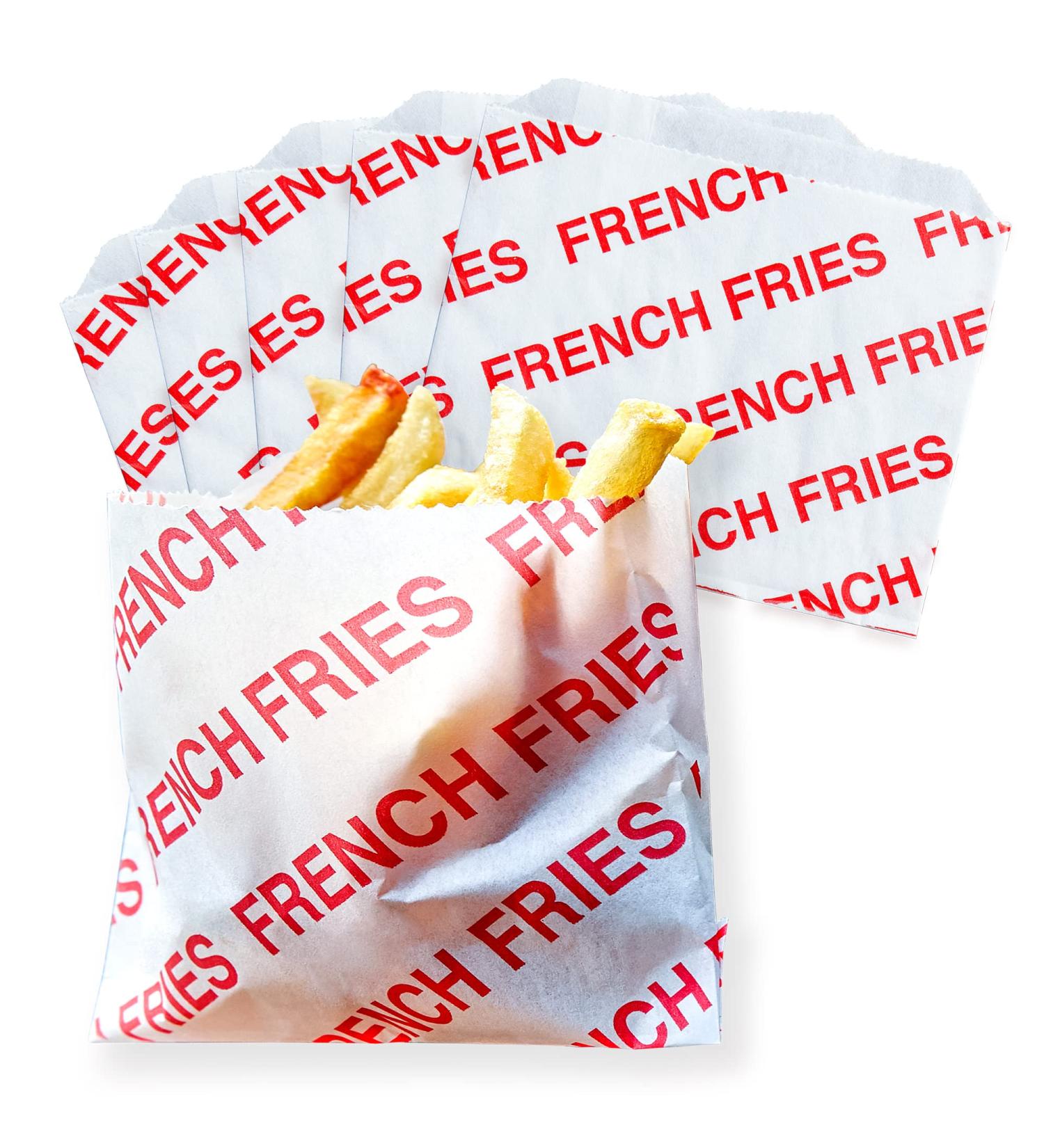 French Fries Bag French Fries Design Small White red S - Buy Online on GoSupps.com