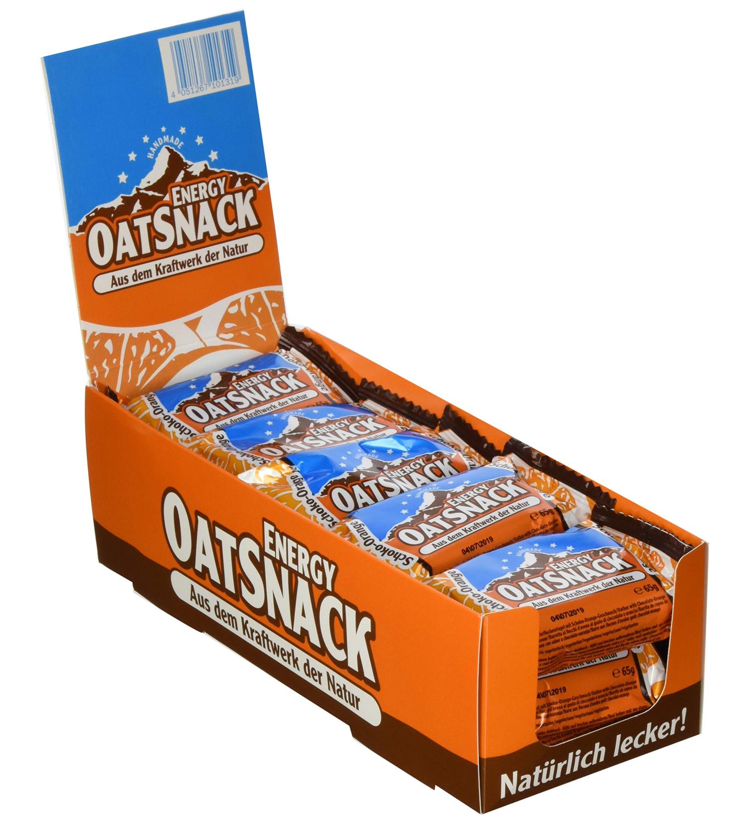 Buy Davina Energy Oatsnack - Handmade Chocolate Orange 30 x 65g (1950g Pack) - Delicious & Healthy Snack for International Shipping - Buy Online on GoSupps.com