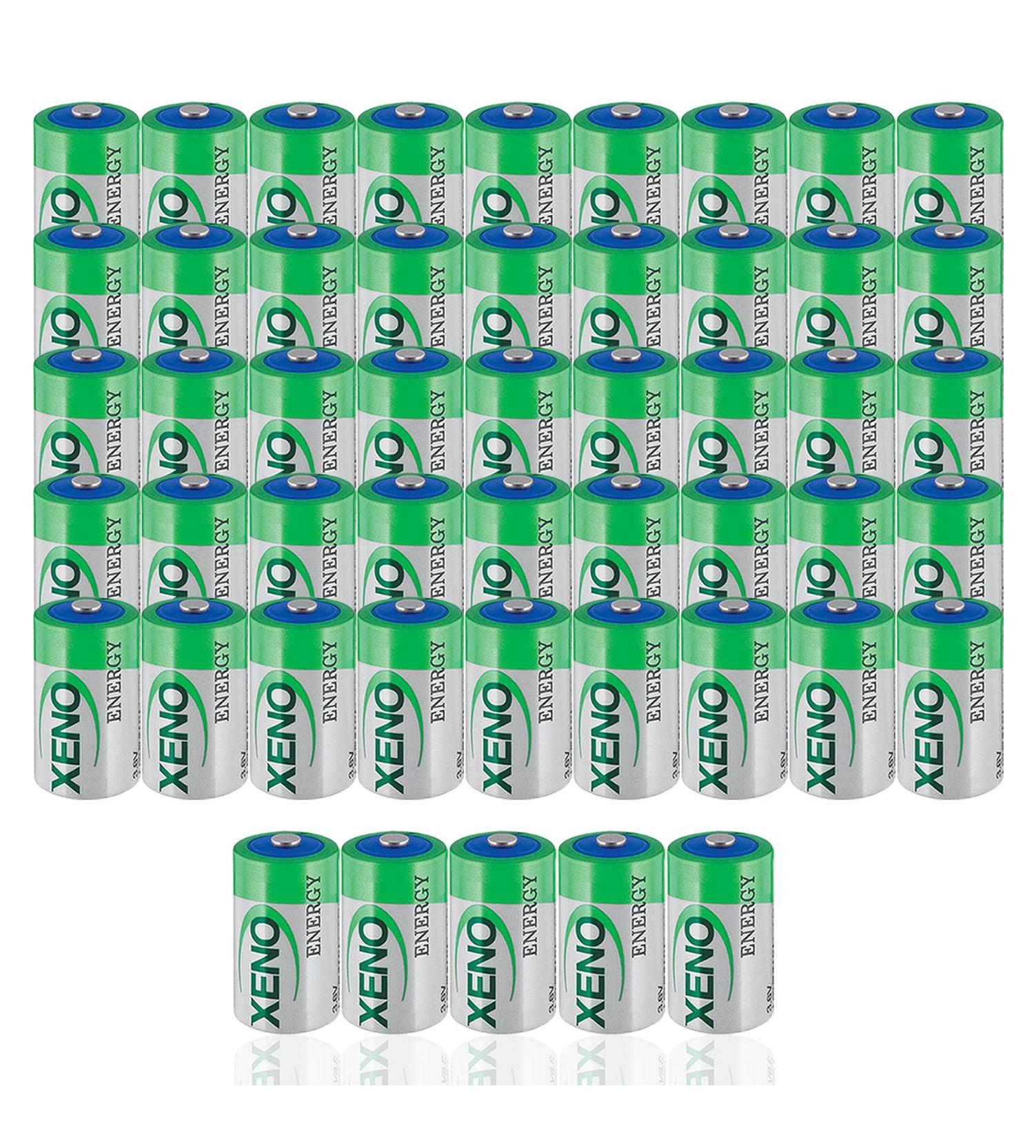 Buy 50 Pack 3.6V 1/2 AA XL-050F Non-Rechargeable Battery | 1200mAh for Xe-no Energy XLP-050F/ER14250 - International Shipping Available - Buy Online on GoSupps.com