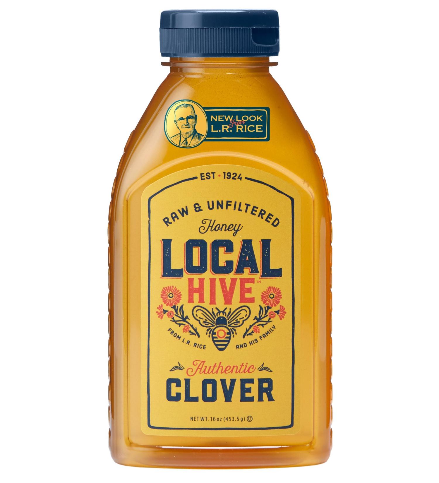 Buy Local Hive Authentic Clover Raw & Unfiltered Honey - 16oz Jar - Buy Online on GoSupps.com