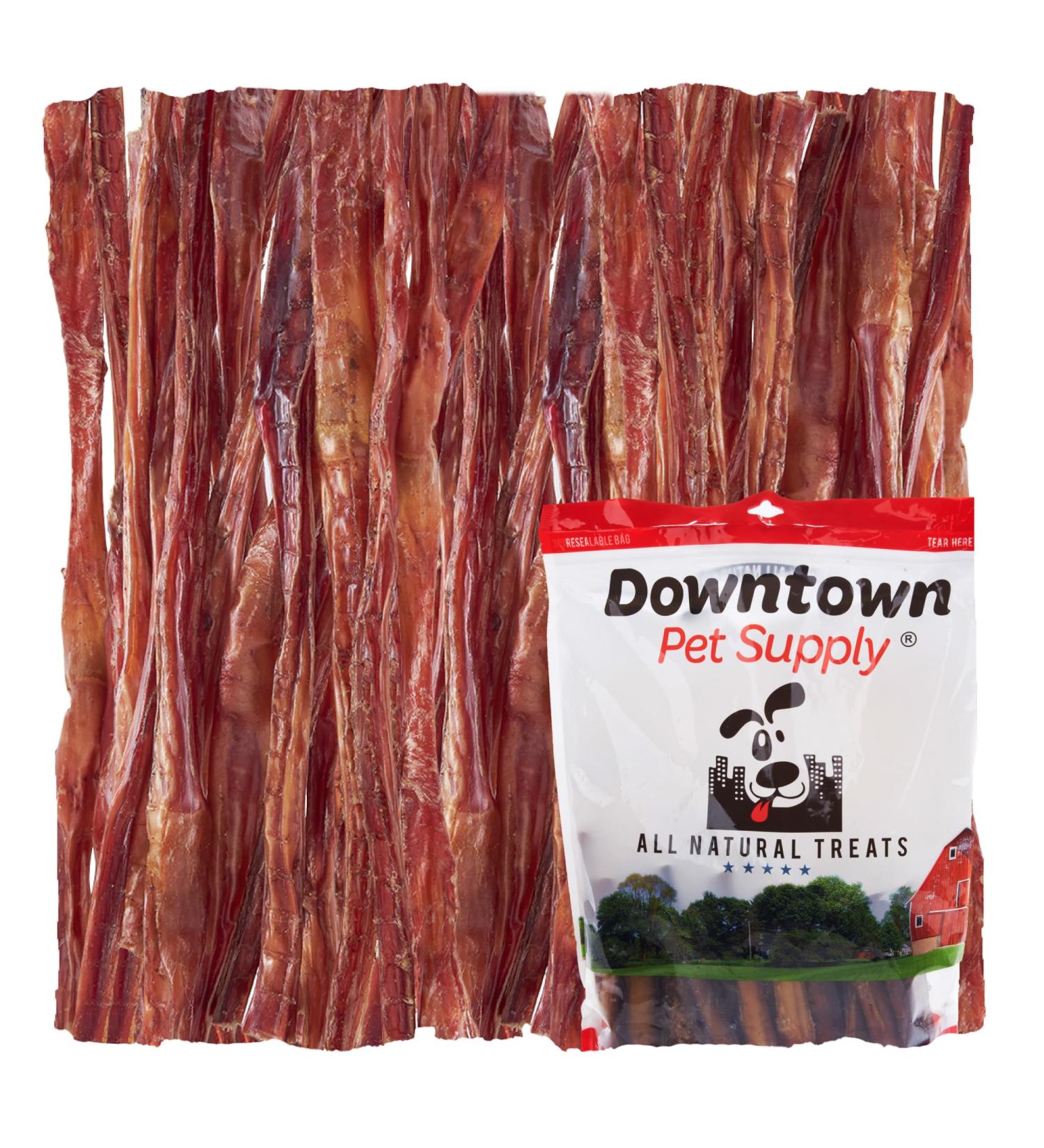 Downtown Pet Supply 12 inch (30 CM) Junior Thin USA Bully Sticks for Dogs (Bulk Bags by Weight) Made in USA - Odorless All Natural Dog Dental Chew Treats (12 Inch 2250g) 12" 1 count (Pack of 1) - Buy Online on GoSupps.com