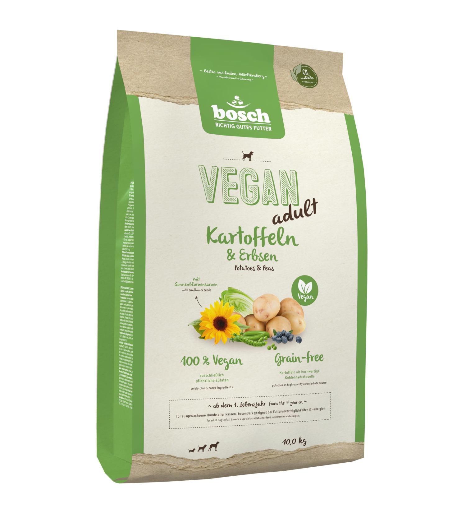 HPC Vegan Dry Food for Adult Dogs of All Breeds with Potatoes and Peas 1 x 10 kg - Buy Online on GoSupps.com