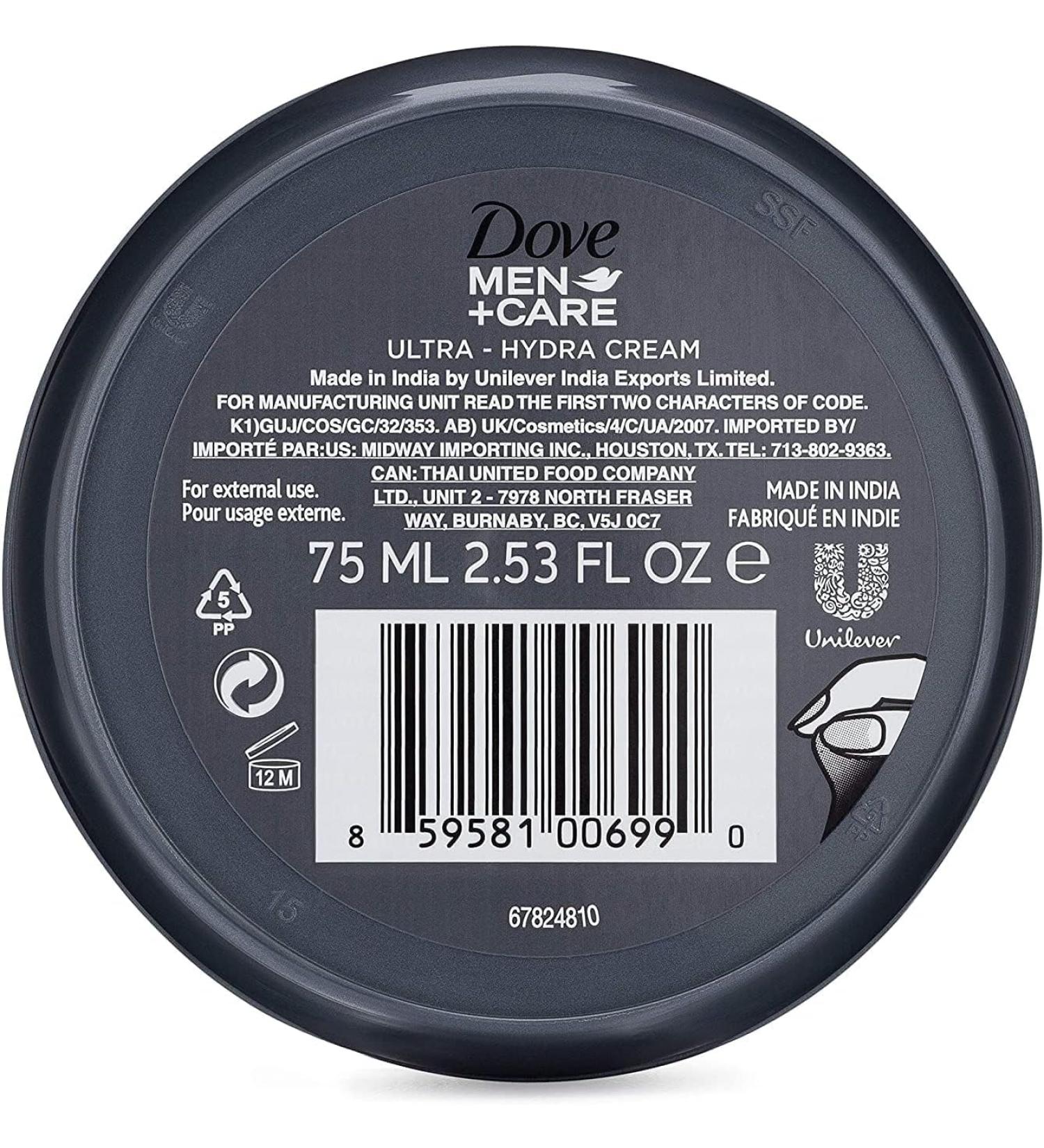 Dove Men + Care Hydra Cream - 250 ml