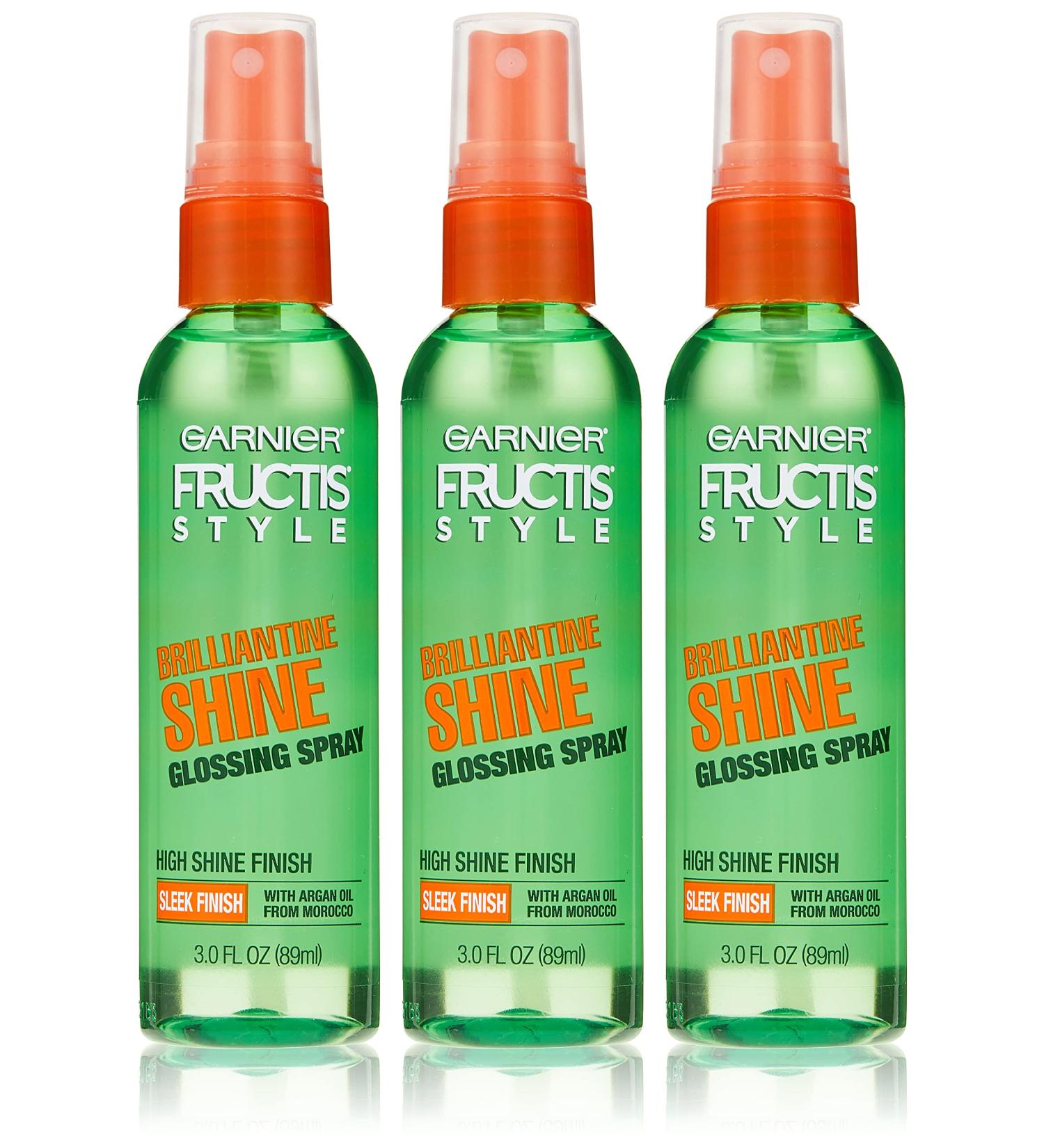 Garnier Fructis Style Brilliantine Shine Glossing Spray 3 Oz (Pack of 3) Apricot 3 Fl Oz (Pack of 3) - Buy Online on GoSupps.com
