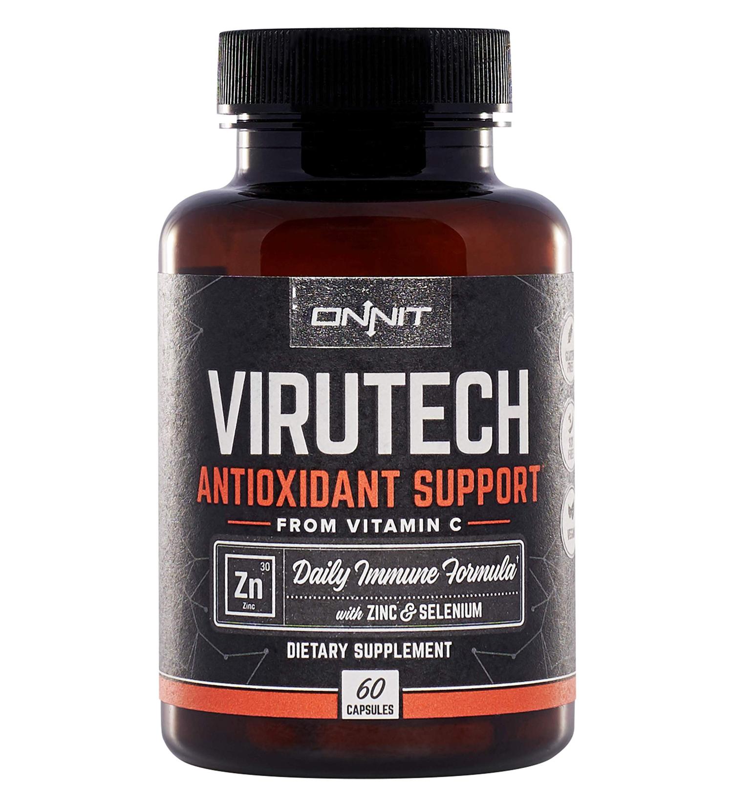 Onnit ViruTech Antioxidant Formula - 60ct with Vitamin C, Zinc, Selenium - Buy Online on GoSupps.com