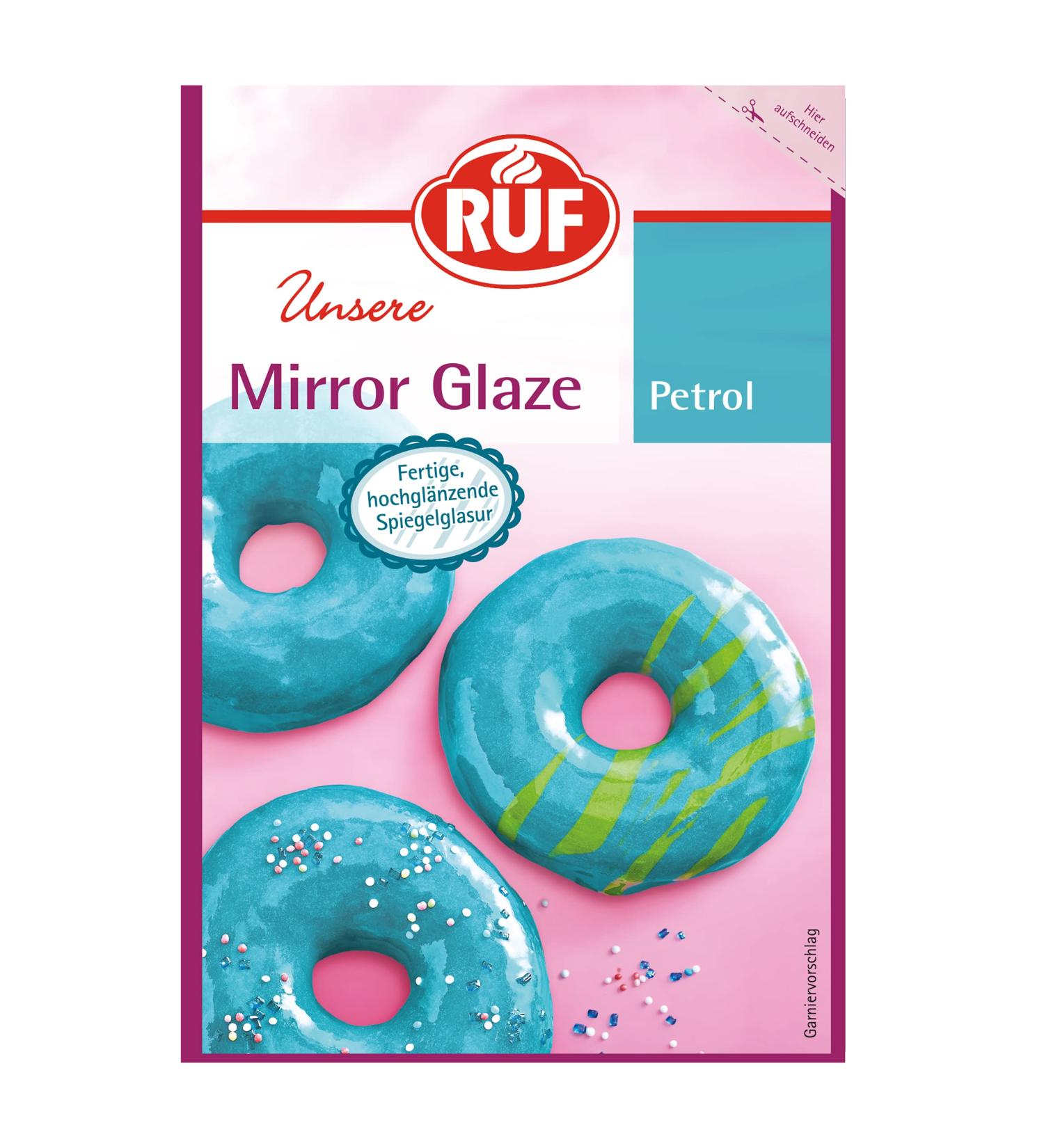 Buy Call Mirror Glaze Petrol - High-Gloss Glazing for Mousse Cakes Pastries & Muffins | Gluten-Free 100g - Buy Online on GoSupps.com