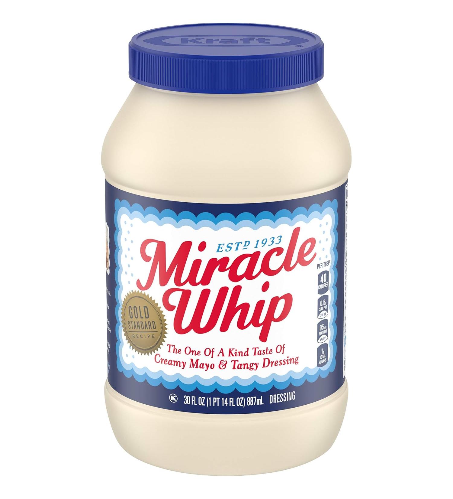 Miracle Whip Original Dressing 30 oz - 1 Jar - Buy Online on GoSupps.com