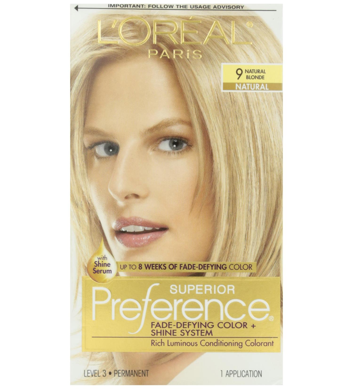 L'Oreal Preference #9 Natural Blonde Hair Color - Premium Quality Ships Internationally - Buy Online on GoSupps.com