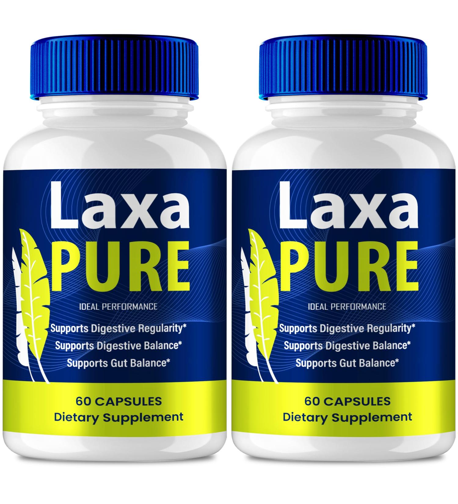 IDEAL PERFORMANCE Laxa Pure Capsules LaxaPure Gut Health & Digestion Support Supplement All Natural Formula Supports Gut Health Maintain Digestive Health & Comfort Laxa Pure Reviews (2 Pack) - Buy Online on GoSupps.com