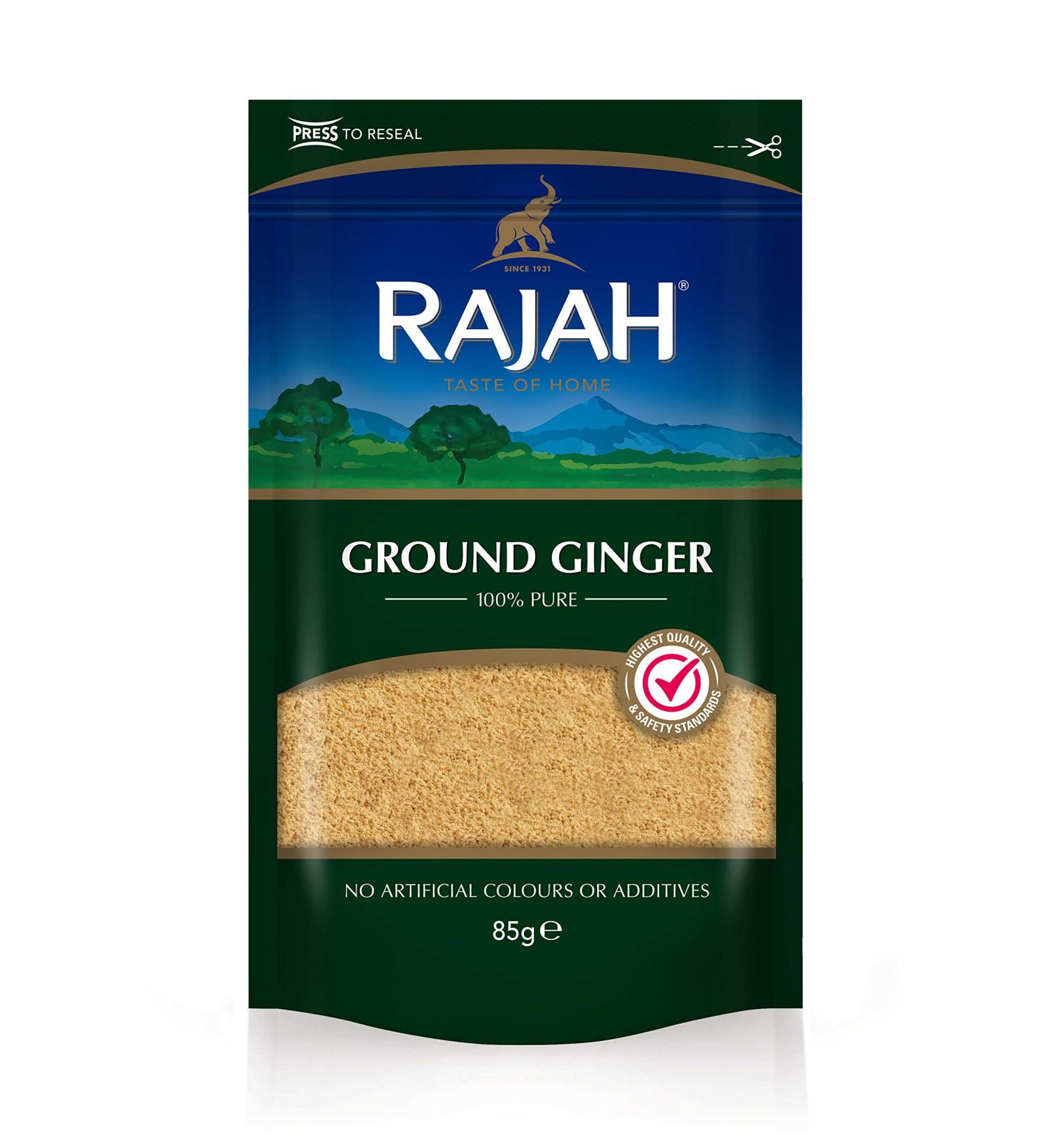 Rajah Ground Ginger Powder (85g) - Ada Adark Adu Adrak Spice Blend - Buy Online on GoSupps.com